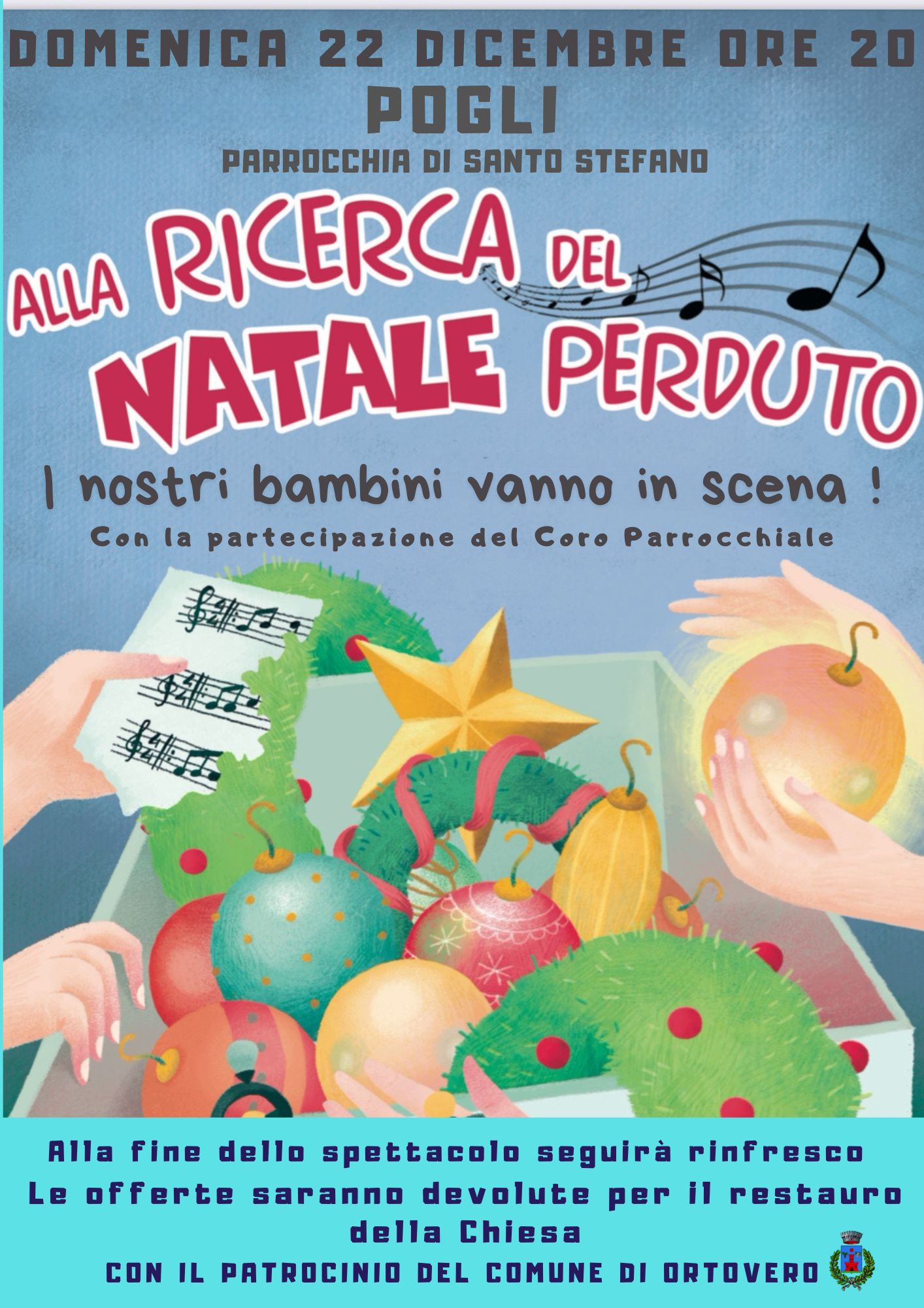 Natale a Ortovero: in scena "Alla ricerca del Natale perduto"