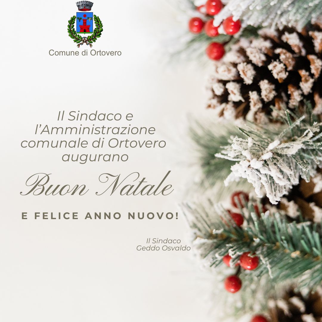 Auguri di BUON NATALE e FELICE ANNO NUOVO